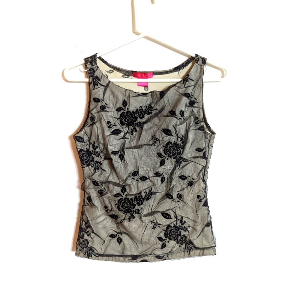 Dressy Velvet Lace Top